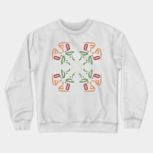 Abstract Arabic Mandala Art Crewneck Sweatshirt